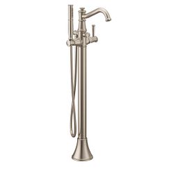 MOEN 9025BN Belfield  One-Handle Tub Filler Includes Hand Shower In Brushed Nickel