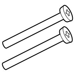 MOEN 90478 Screw Kit In Chrome