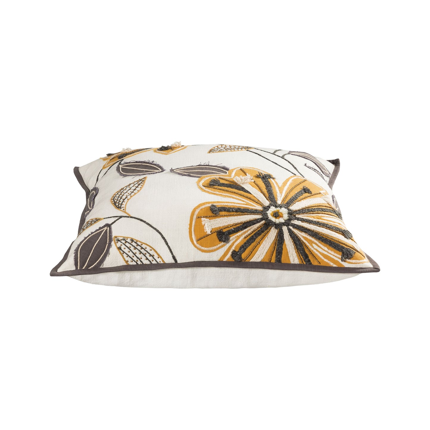 ELK STUDIO 908460 Aster 20x20 Pillow - Mustard