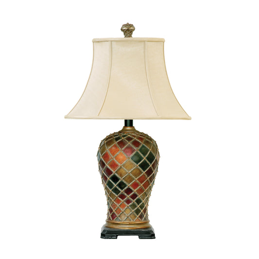 MARKETPLACE 91-152 Joseph 30'' High 1-Light Table Lamp - Multicolor