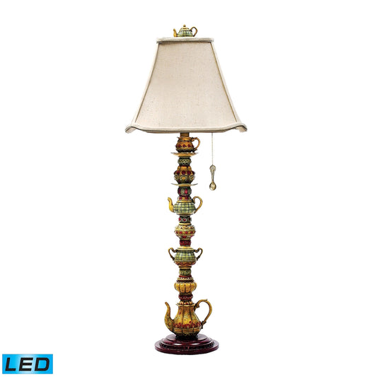 MARKETPLACE 91-253-LED Tea Service 35'' High 1-Light Table Lamp - Burwell