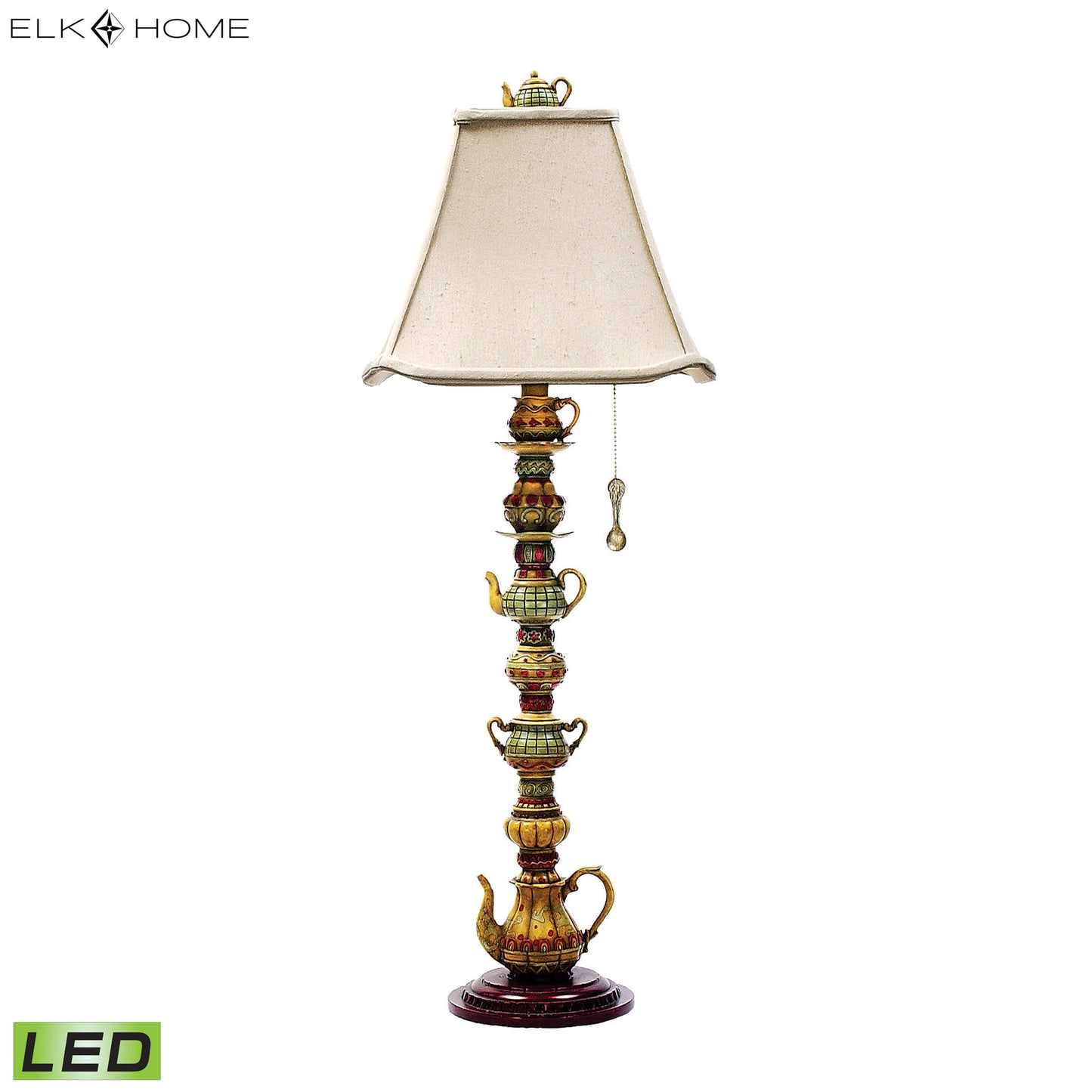 MARKETPLACE 91-253-LED Tea Service 35'' High 1-Light Table Lamp - Burwell