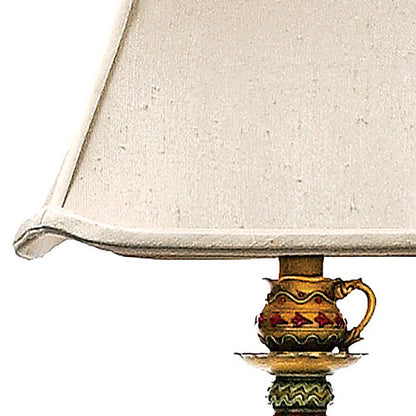 MARKETPLACE 91-253 Tea Service 35'' High 1-Light Table Lamp - Multicolor