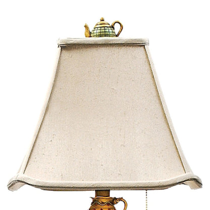 MARKETPLACE 91-253 Tea Service 35'' High 1-Light Table Lamp - Multicolor