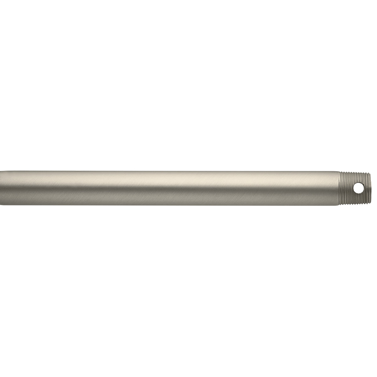 KICHLER 360001NI Dual Threaded 18" Downrod Brushed Nickel