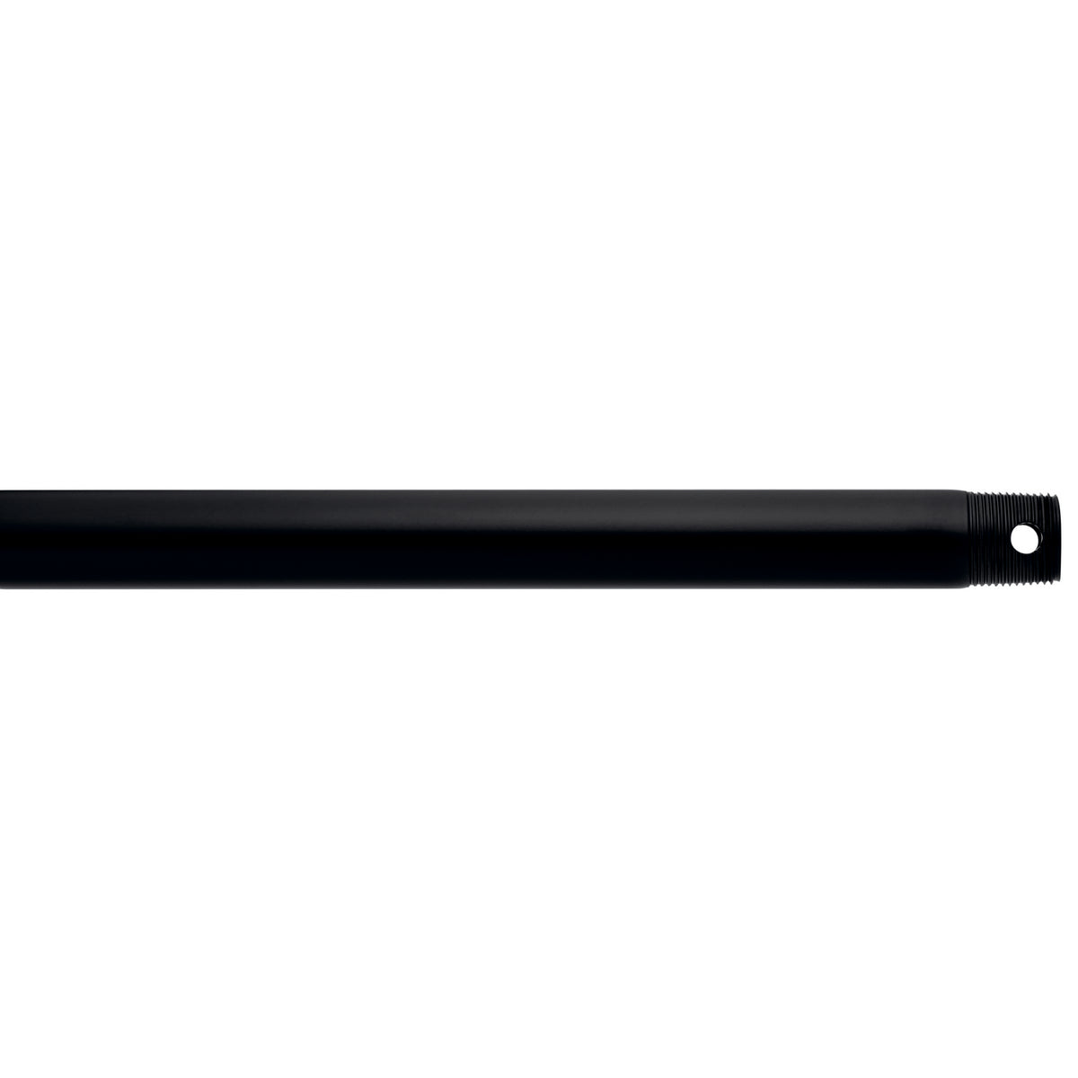 KICHLER 360002SBK Dual Threaded 24" Downrod Satin Black