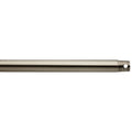 KICHLER 360004BSS Dual Threaded 48" Downrod Brushed Stainless Steel