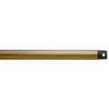 KICHLER 360004NBR Dual Threaded 48" Downrod Natural Brass