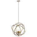 KICHLER 44202PN Ibis Three Light Pendant Polished Nickel