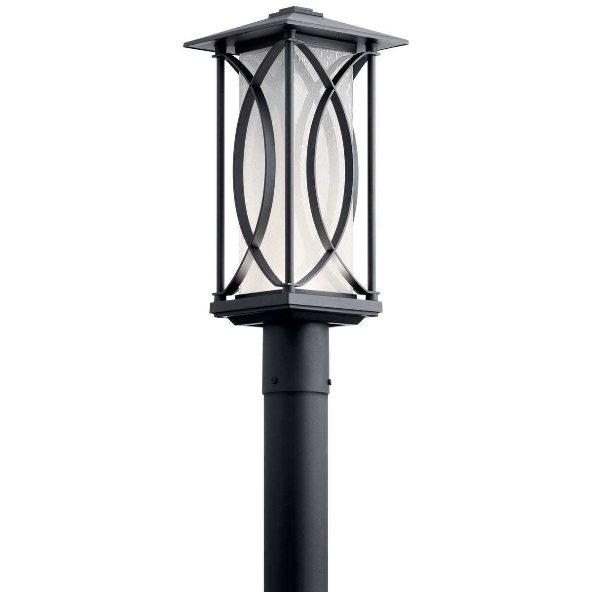 KICHLER 49976BKTLED Ashbern Led Outdoor Post Mount Textured Black