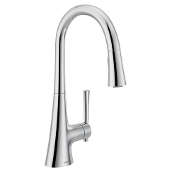 MOEN 9126 Kurv One-Handle High Arc Pulldown Kitchen Faucet - Chrome