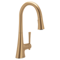 MOEN 9126BZG Kurv One-Handle High Arc Pulldown Kitchen Faucet - Bronzed Gold