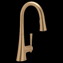 MOEN 9126BZG Kurv Bronzed gold (bzg) one-handle pulldown kitchen faucet