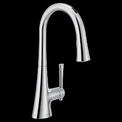 MOEN 9126EVC Kurv  One-Handle Pulldown Kitchen Faucet In Chrome