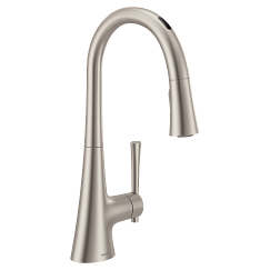 MOEN 9126EVSRS Kurv Smart Pulldown Touchless Kitchen Faucet - Spot Resist Stainless