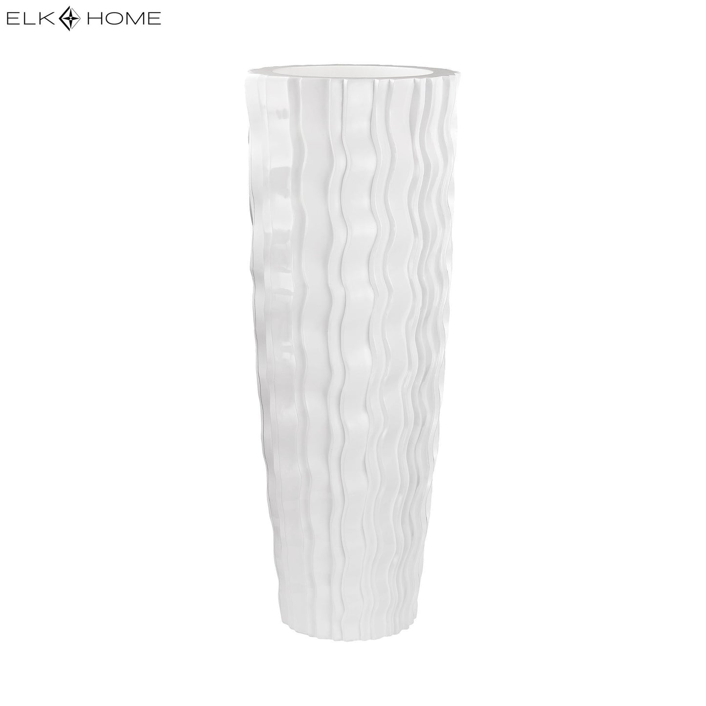 ELK SIGNATURE 9166-029 Wave Vase - Large White