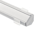 KICHLER 1TEK145SF2SIL Te Standard Series 2' Kit 45 Degree Surface Channel Silver