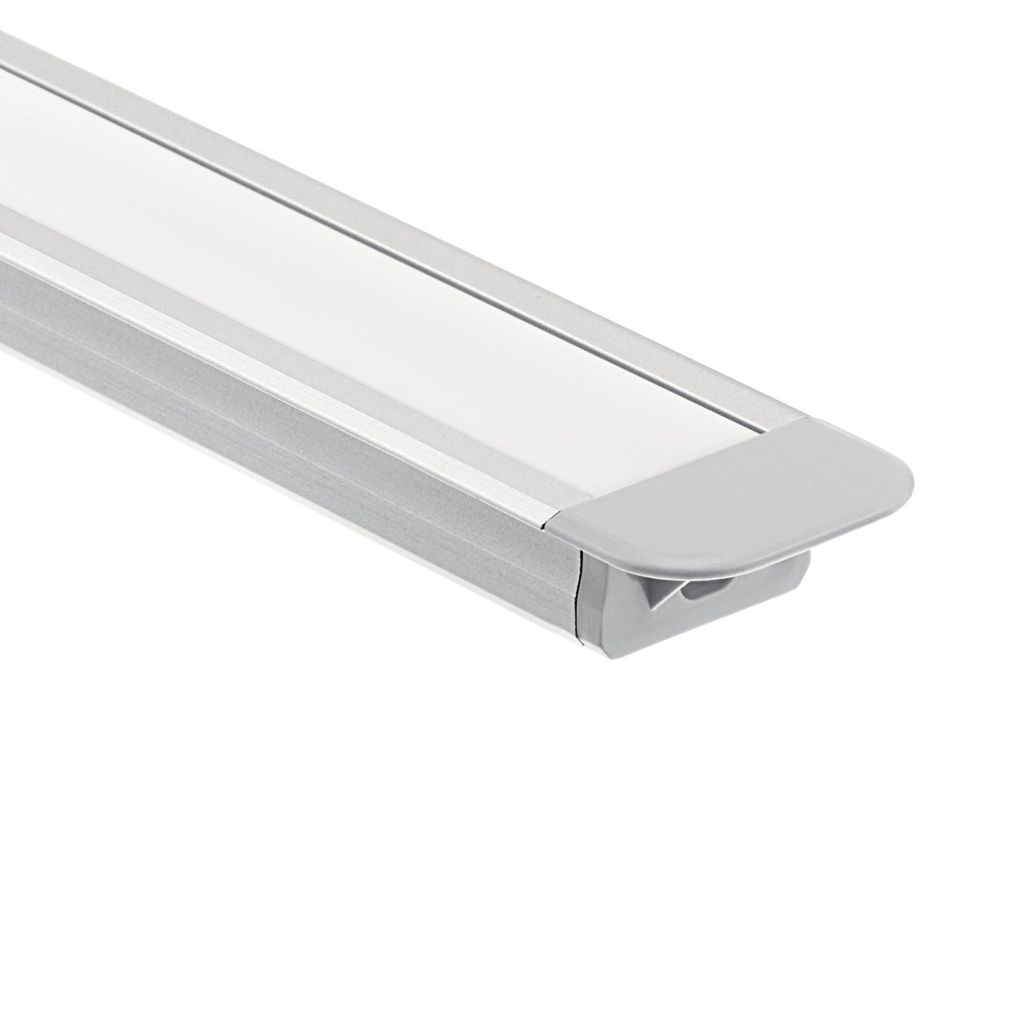 KICHLER 1TEK1STRC4SIL Te Standard Series 4' Kit Standard Depth Recessed Channel Silver
