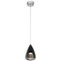 ELAN 84019 Zin 1 Light Teardrop Mini Pendant Chrome