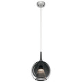 ELAN 84021 Zin 1 Light Round Led Mini Pendant Chrome