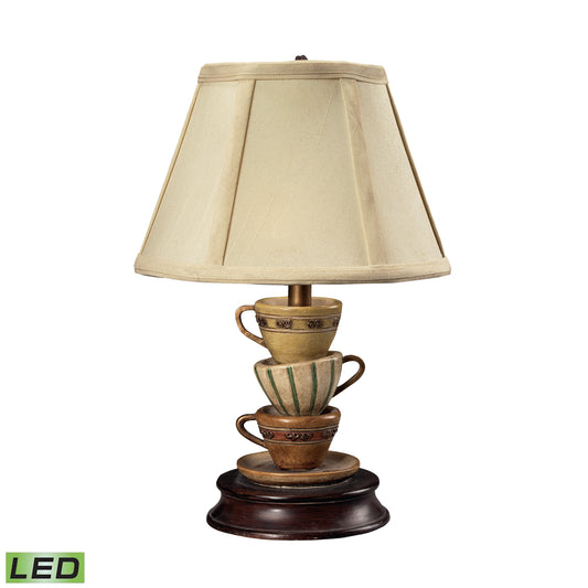 MARKETPLACE 93-10013-LED Accent Lamp 12.8'' High 1-Light Table Lamp - Multicolor - Includes LED Bulb