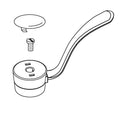 MOEN 93380 Commercial Lever Handle Kit, One-Handle Kitchen, 4" - Chrome