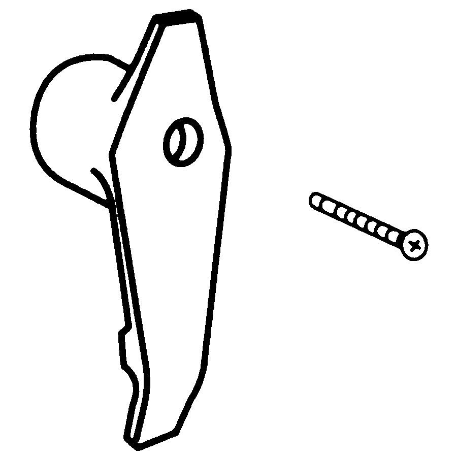 MOEN 93426 Commercial Easy Grip Handle Kit, One-Handle Tub/Shower,Vandal Proof - Chrome