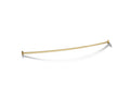 KOHLER K-9349-2MB Expanse Curved Shower Rod - Vibrant Brushed Moderne Brass