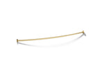 KOHLER K-9349-2MB Expanse Curved Shower Rod - Vibrant Brushed Moderne Brass