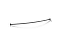KOHLER K-9349-BL Expanse Curved Shower Rod - Matte Black
