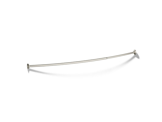KOHLER K-9349-SN Expanse Curved shower rod - Vibrant Polished Nickel