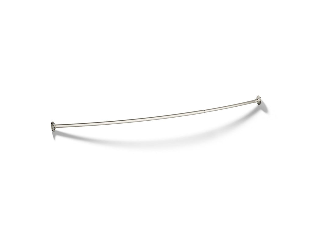 KOHLER K-9350-SN Expanse Curved Shower Rod - Vibrant Polished Nickel
