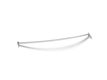 KOHLER K-9350-SN Expanse Curved shower rod - Vibrant Polished Nickel
