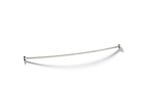 KOHLER K-9351-SN Expanse Curved Shower Rod - Vibrant Polished Nickel