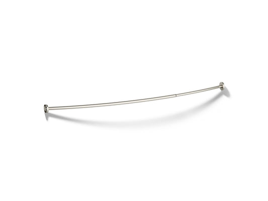 KOHLER K-9351-SN Expanse Curved shower rod - Vibrant Polished Nickel