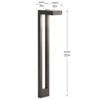 KICHLER 15844AZT 12V Two Arm Path Light Textured Architectural Bronze