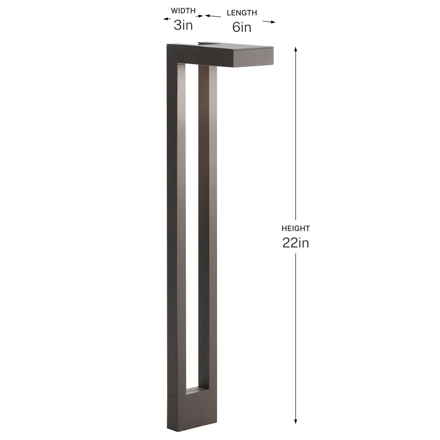 KICHLER 15844AZT 12V Two Arm Path Light Textured Architectural Bronze