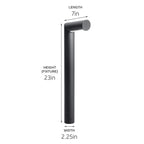 KICHLER 15845BKT 12V Tubing Path Light Textured Black