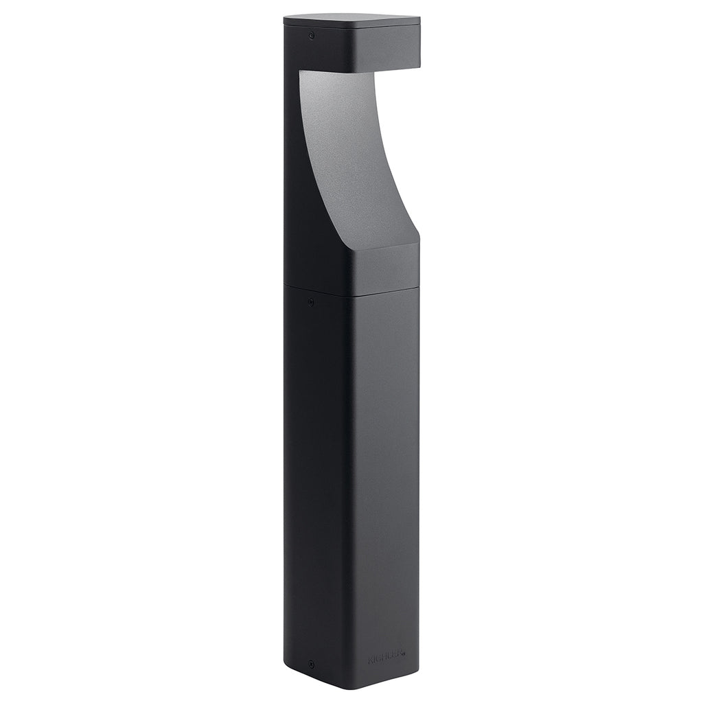 KICHLER 15848BKT Textured Bollard 12V Led Path Light Black