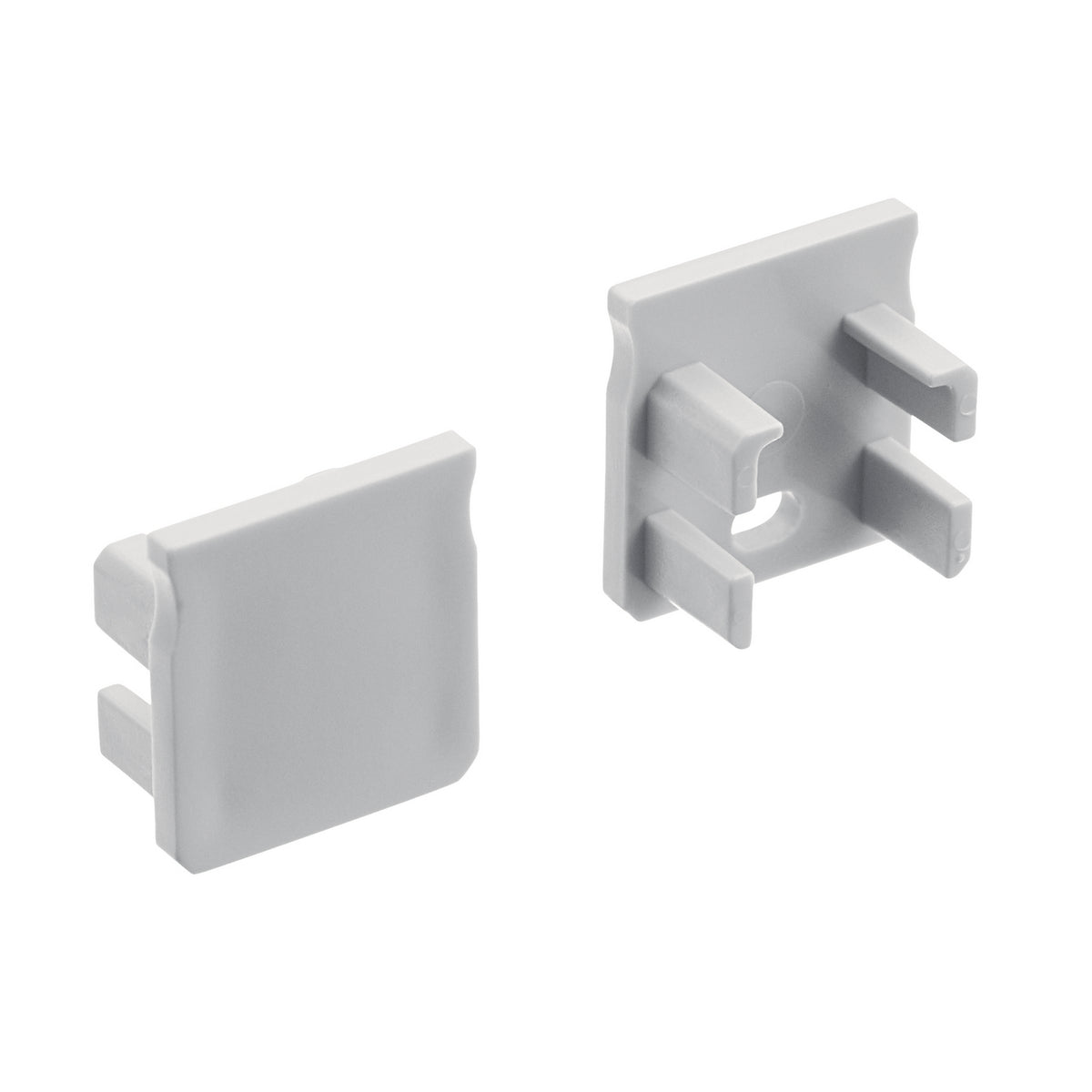 KICHLER 1TEE1DWSFSSIL Te Standard Series Deep Well Sf End Caps Silver