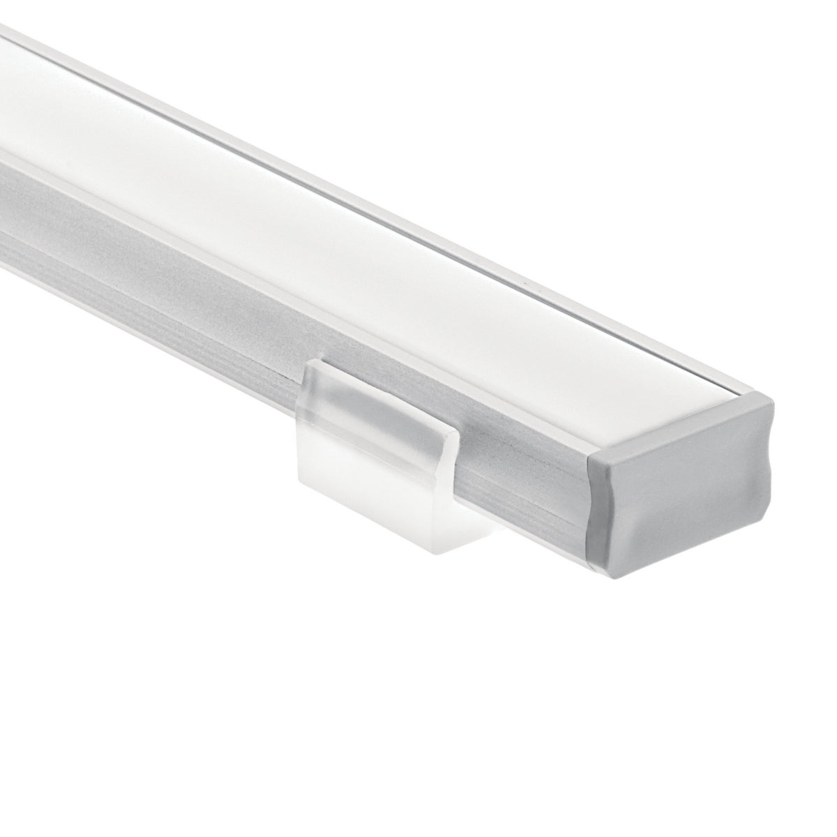 KICHLER 1TEK1STSF8SIL Te Standard Series 8' Kit Standard Depth Surface Channel Silver