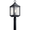 KICHLER 49987DBK Springfield 1 Light Post Light Distressed Black