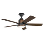 KICHLER 300052DBK Colerne Led 52" Fan Distressed Black