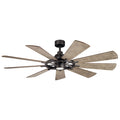 KICHLER 300265AVI Gentry Led 65" Fan Anvil Iron