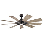 KICHLER 300265AVI Gentry Led 65" Fan Anvil Iron