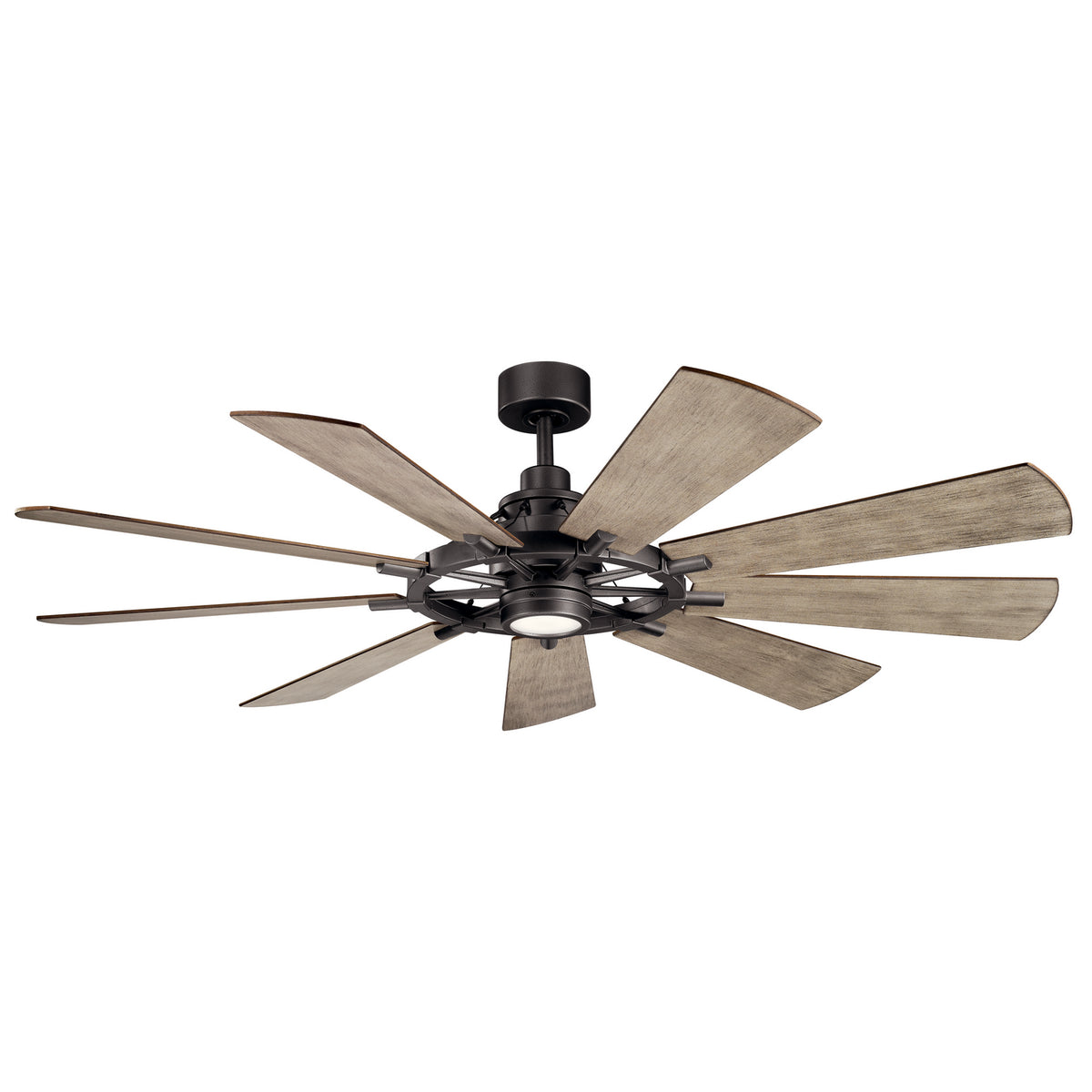KICHLER 300265AVI Gentry Led 65" Fan Anvil Iron