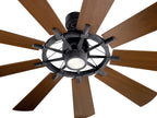 KICHLER 300265DBK Gentry Led 65" Fan Distressed Black