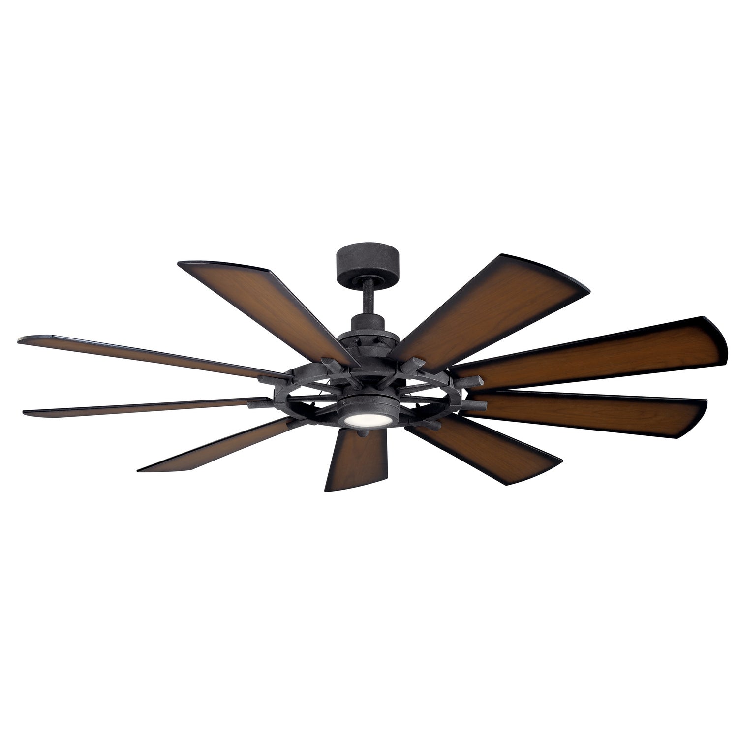 KICHLER 300265DBK Gentry Led 65" Fan Distressed Black