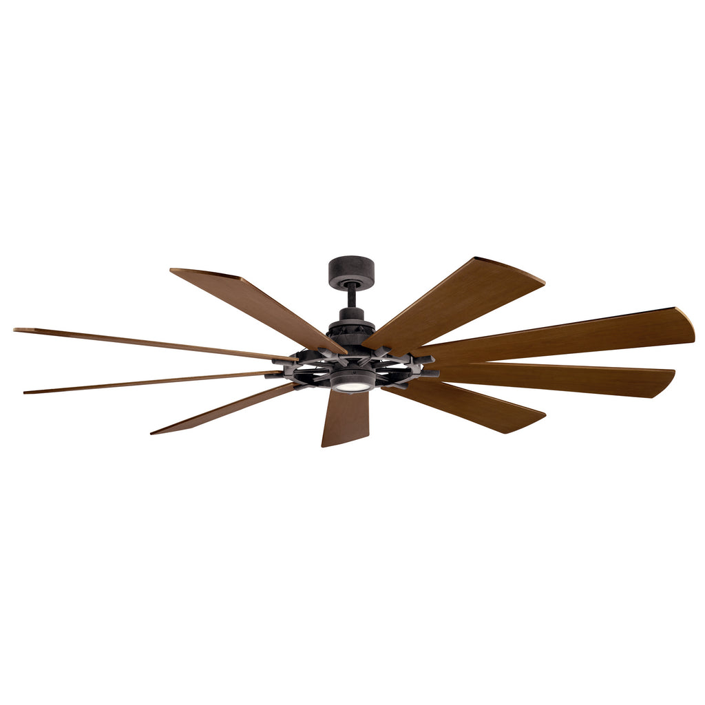 KICHLER 300265WZC Gentry LED 65" Fan Weathered Zinc