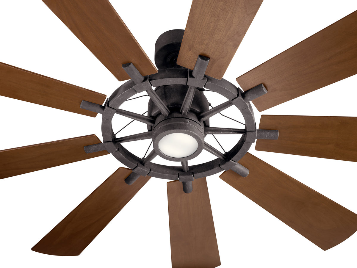 KICHLER 300265WZC Gentry LED 65" Fan Weathered Zinc
